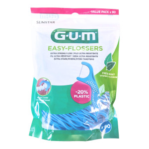 Gum Easy-Flossers Zahnseidesticks gewachts mint