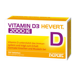 Vitamin D3 Hevert 2.000 I.E. Tabletten