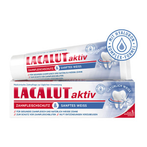 Lacalut aktiv Zahnfleischschutz & Sanftes Weiß Zahncreme