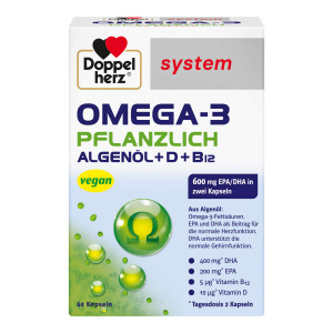 Doppelherz Omega-3 pflanzlich Kapseln