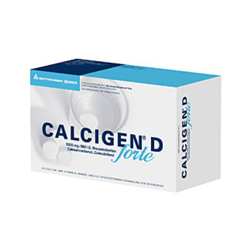 Calcigen D Forte 1000 mg/880 I. E. Brausetabletten