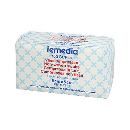 Vlieskompressen 5x5 cm Unsteril 4fach