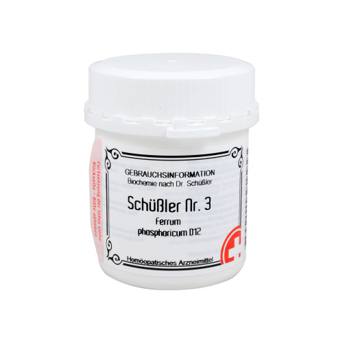 Schüssler Nr.3 Ferrum Phosphoricum D 12 Tabletten