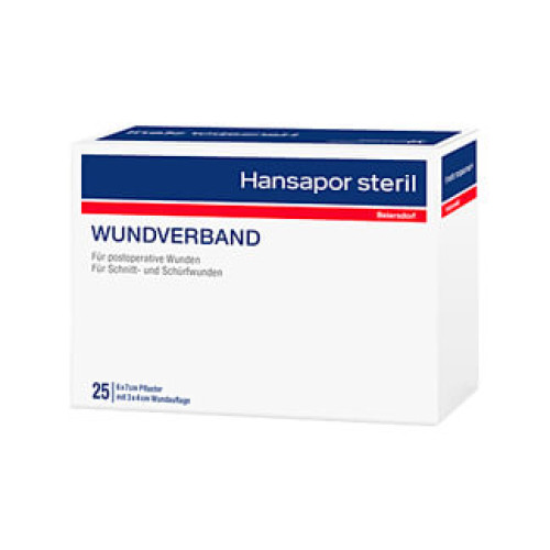 Hansapor steril Wundverband 6 x 7 cm