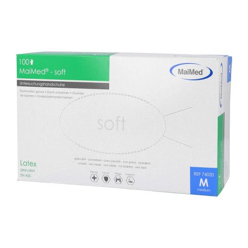 Handschuhe Latex leicht gepudert mittel