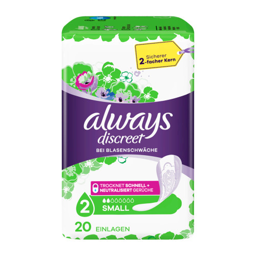 Always Discreet Inkontinenz Einlagen Small