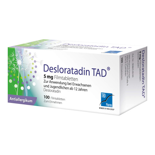 Desloratadin Tad 5 mg Filmtabletten