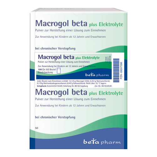 Macrogol beta plus Elektrolyte