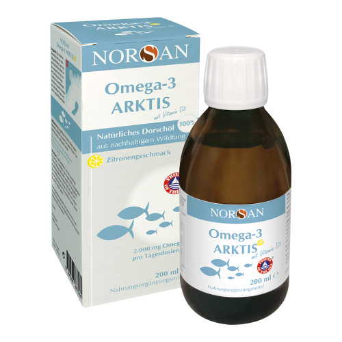 Norsan Omega-3 Arktis mit Vitamin D3 flüssig