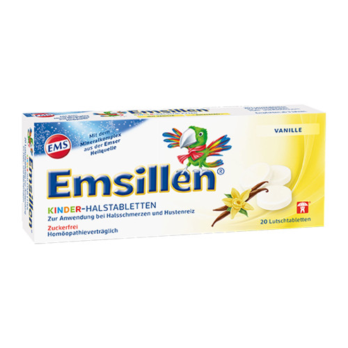 Emser Emsillen Kinder-Halstabletten Vanille zuckerfrei