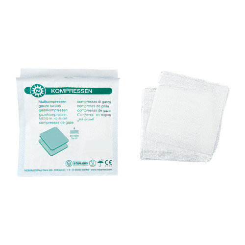 Mullkompressen steril 7,5 cm x 7,5 cm 8fach