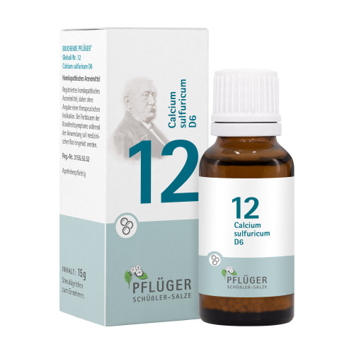 Biochemie Pflüger Globuli Nr. 12 Calcium sulfuricum D6