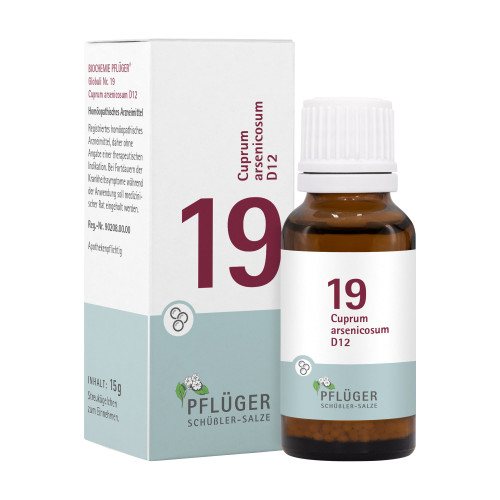Biochemie Pflüger Globuli Nr. 19 Cuprum arsenicosum D12