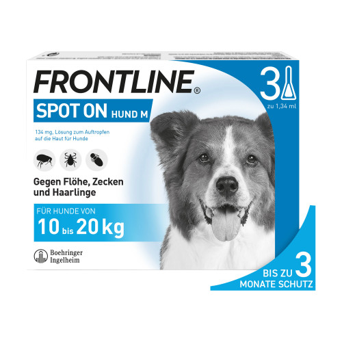 Frontline Spot on Hund M Lösung zum Auftropfen