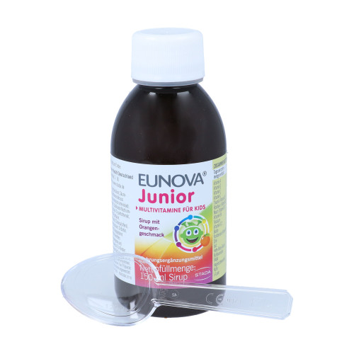 Eunova Junior Sirup mit Orangengeschmack