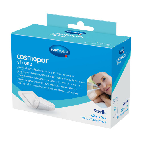 Cosmopor silicone Wundverband 7,2 x 5 cm