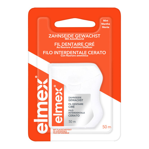 Elmex Zahnseide gewachst mit Aminfluorid