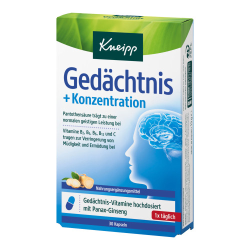 Kneipp Gedächtnis+Konzentration Kapseln