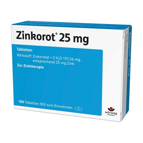 Zinkorot 25 mg Tabletten