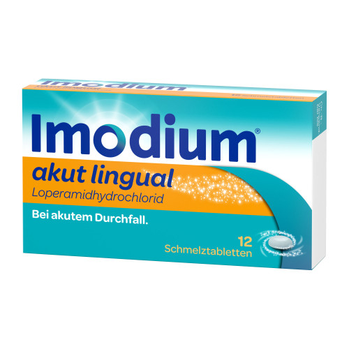 Imodium akut lingual Schmelztabletten bei akutem Durchfall