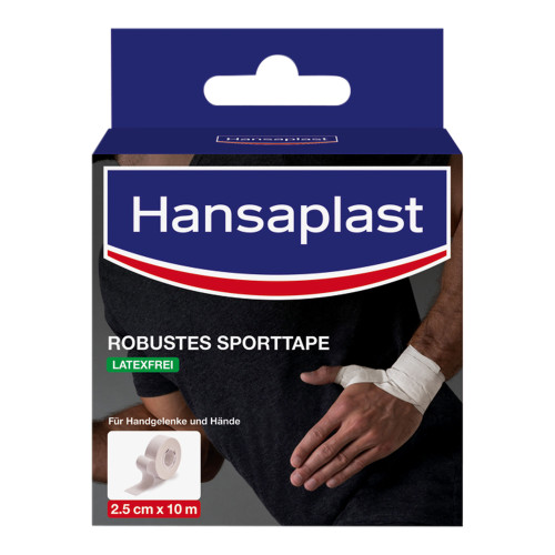 Hansaplast Robustes Sporttape weiß 2,5cm x 10m
