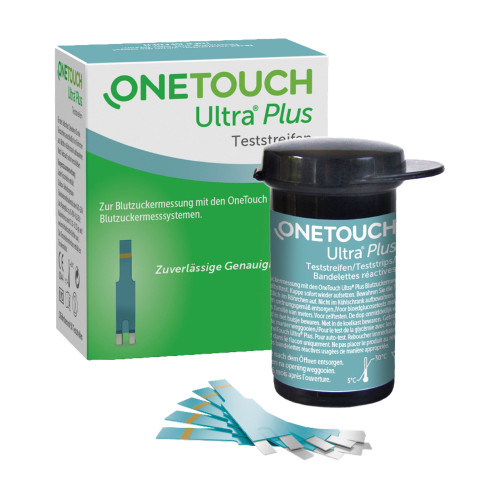 OneTouch Ultra Plus Blutzuckerteststreifen