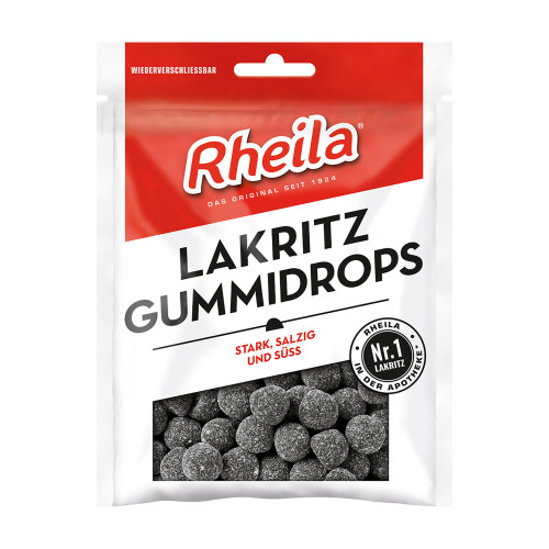 Rheila Lakritz Gummidrops mit Zucker