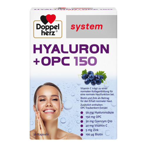 Doppelherz system Hyaluron+OPC 150 Kapseln