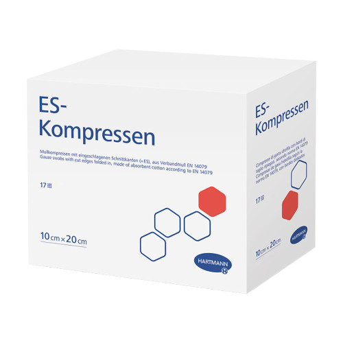 ES-Kompressen steril, 8-fach 10 x 20 cm