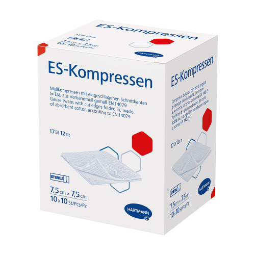 ES-Kompressen steril, 12-fach 7,5 x 7,5 cm