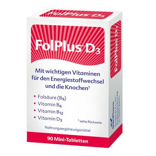 FolPlus + Vitamin D3 Tabletten