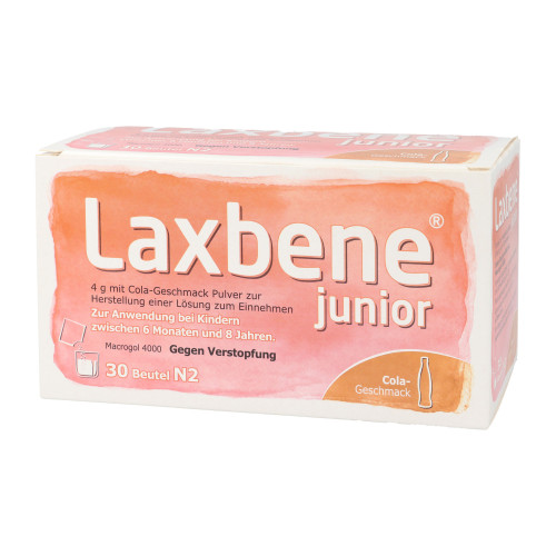Laxbene junior 4 g Cola Pulver zur Herstellung einer Lösung