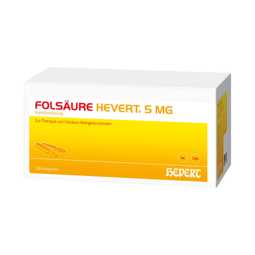 Folsäure Hevert 5 mg Ampullen