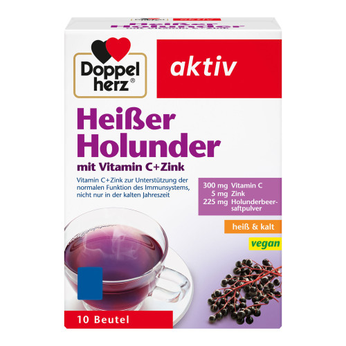 Doppelherz Heißer Holunder mit Vitamin C + Zink