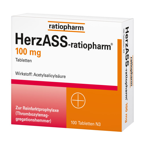 HerzASS-ratiopharm 100 mg Tabletten