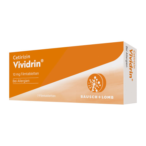 Cetirizin Vividrin 10 mg Allergietabletten