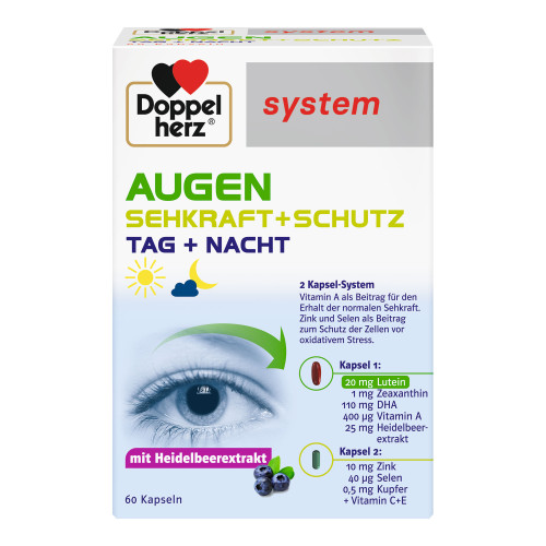 Doppelherz system Augen Sehkraft+Schutz Kapseln