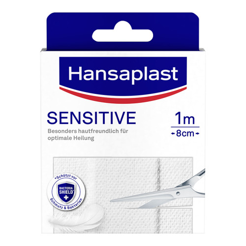 Hansaplast Sensitive Pflaster 1 m x 8 cm