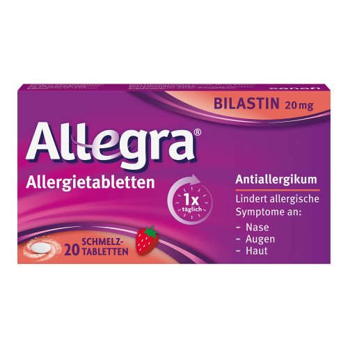 Allegra Allergietabletten 20 mg Schmelztabletten