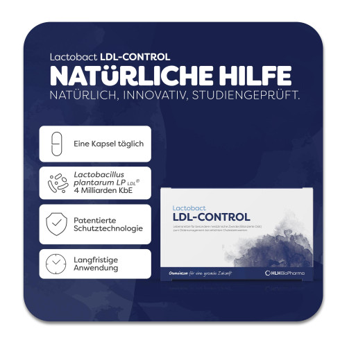 Lactobact LDL-Control magensaftresistente Kapseln