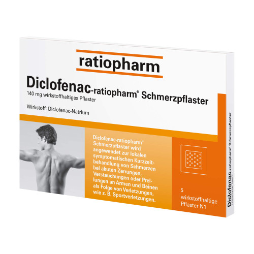 Diclofenac ratiopharm Schmerzpflaster