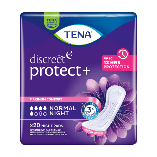 TENA Discreet Normal Night Inkontinenz Einlagen