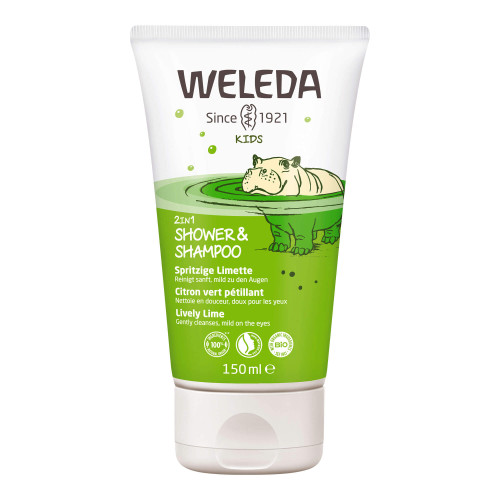 WELEDA Kids 2in1 Shower & Shampoo spritzig.Limette