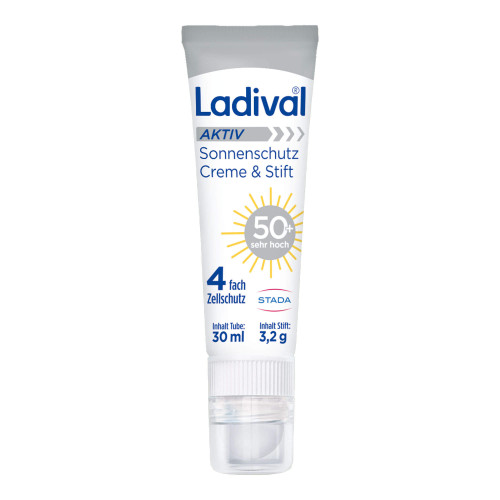Ladival Aktiv Sonnenschutz Creme & Stift LSF 50+