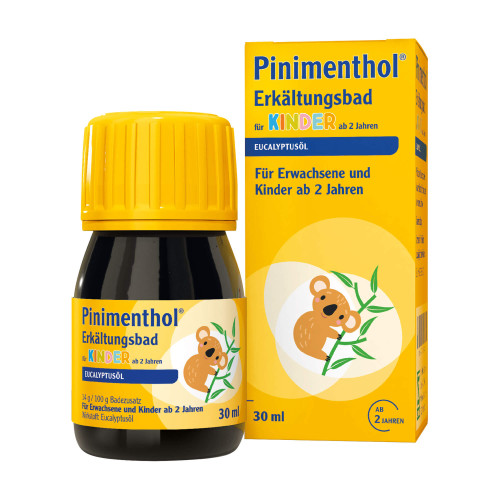Pinimenthol Erkältungsbad für Kinder ab 2 Jahren