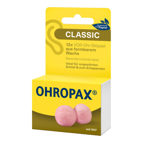 Ohropax Classic Wachs Vor-Ohr Stöpsel