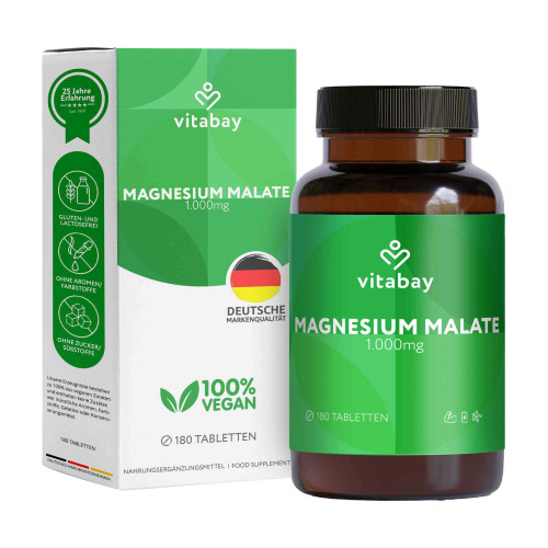 Vitabay Magnesium Malat 1.000 mg Tabletten