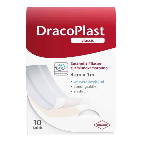 DracoPlast classic Pflaster 4 cm x 1 m weiß