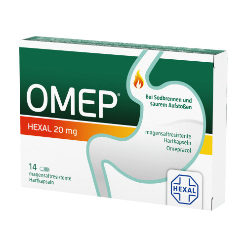 Omep Hexal 20 mg magensaftresistente Hartkapseln