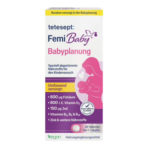 Tetesept Femi Baby Babyplanung Tabletten